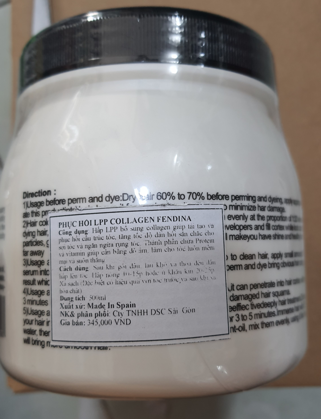 [HCM]Kem hấp ủ tóc chuyên sâu LPP Collagen 500ml