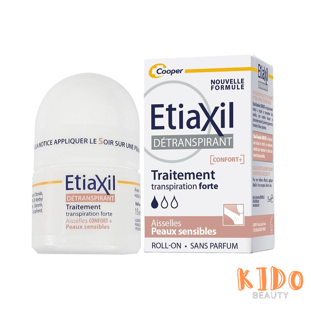 Lăn Khử Mùi Etiaxi﻿l Detranspirant Traitement Roll-On | Lăn nách ngăn tiết mồ hôi hiệu quả