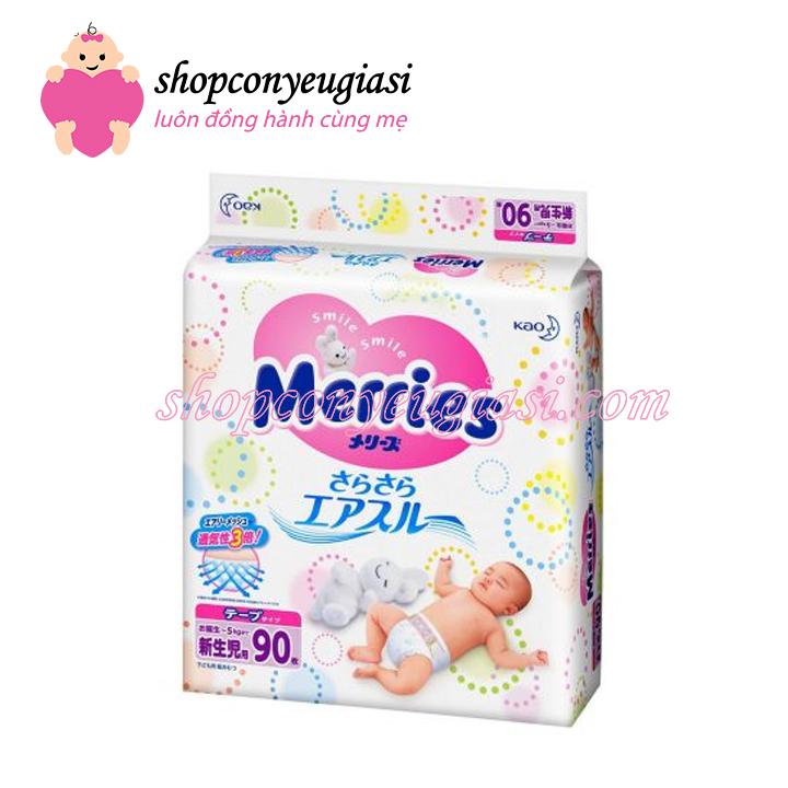 [HCM][TPHCM] Tã Dán Merries NB90 Nhập Khẩu