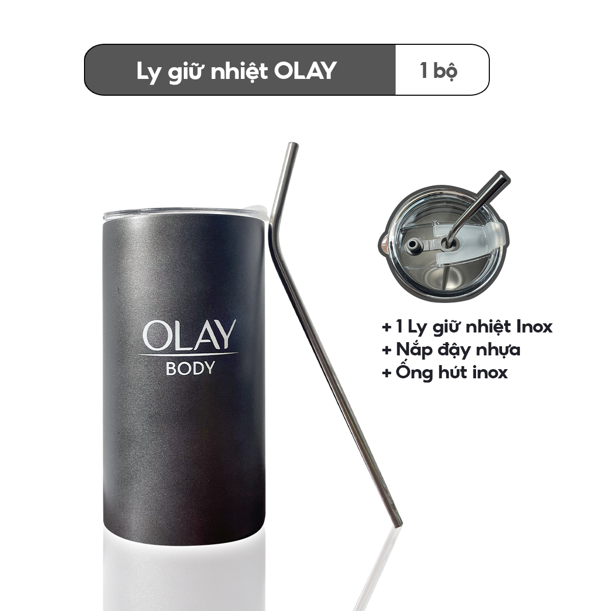 [QT_NK] Ly nước giữ nhiệt Olay cao cấp