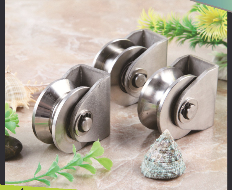 Bánh xe cửa trượt/cửa lùa inox 304 V2268