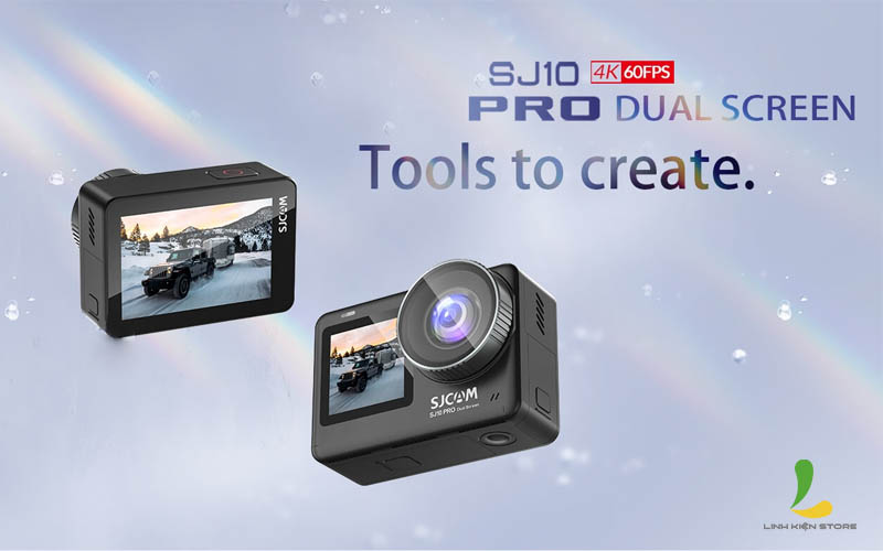 Camera hành trình SJCAM SJ10 Pro Dual Screen - Máy quay hành động màn hình kép chống rung 6 trục đỉnh cao
