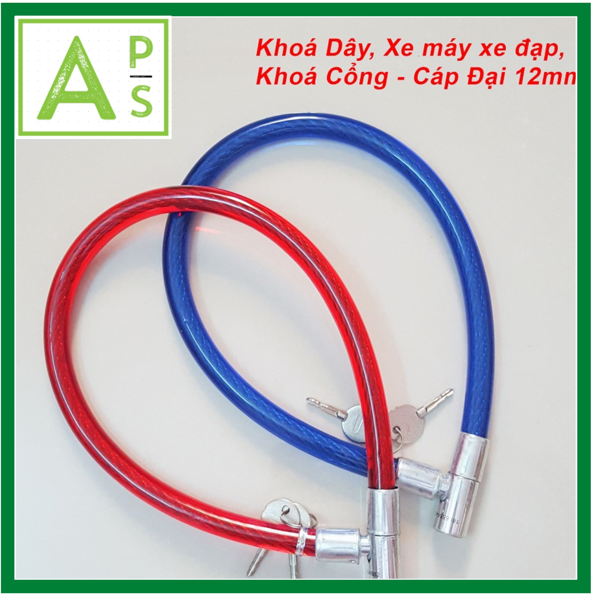 Ổ Khoá Xe Đạp - Khoá Dây Chống Trộm