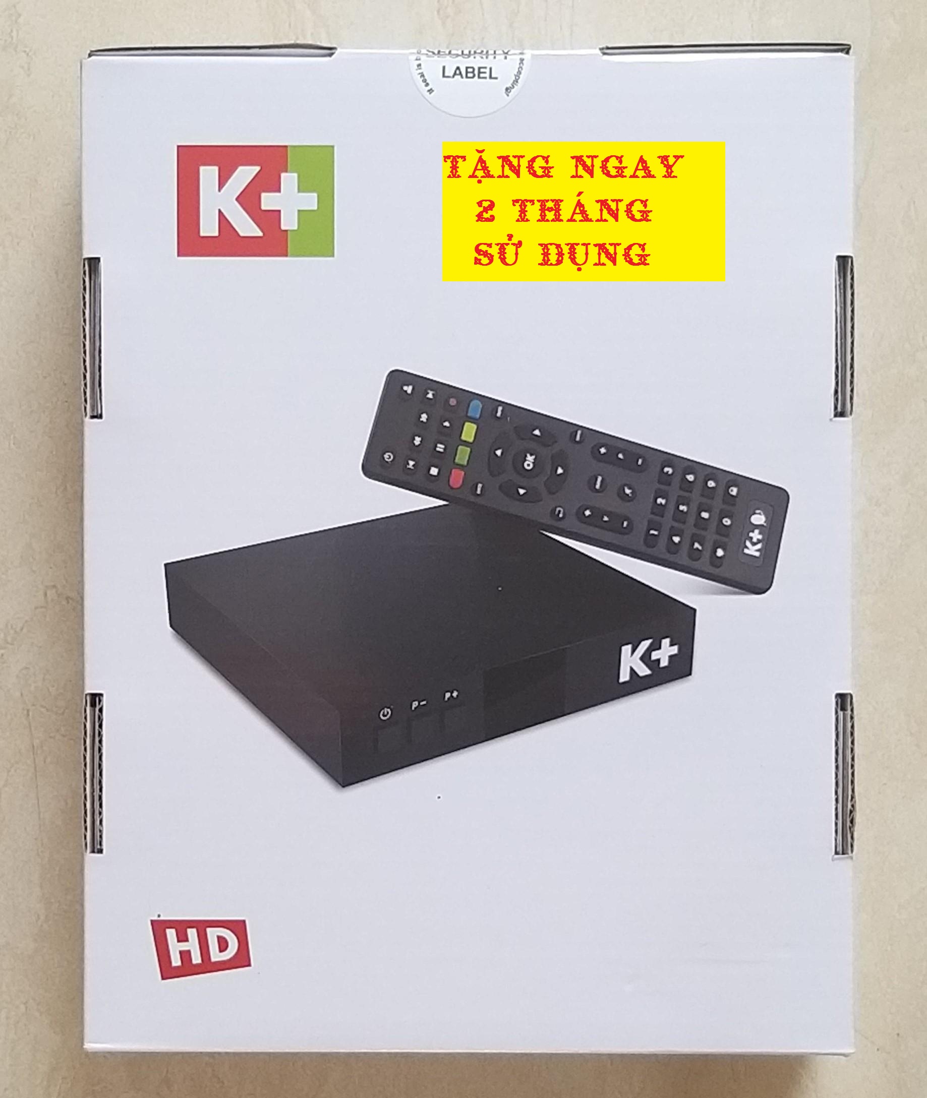 [HCM]Đầu thu K+ Full HD {Tặng kèm 2 tháng thuê bao} Chính Hãng từ K+