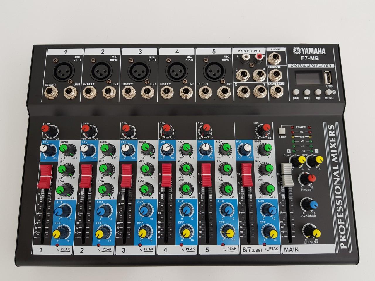 bàn trộn mixer yamaha f7 có bluetooth