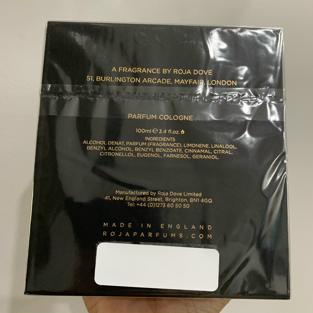 Nước hoa nam elysium roja parfum 100ml full seal