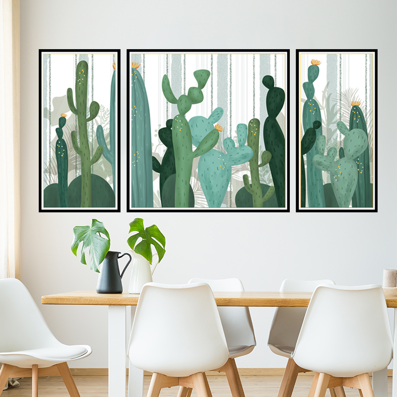 Sticker decal dán tường decal dán kính 3d mẫu hoa lá cây cỏ zooyoo qr9124