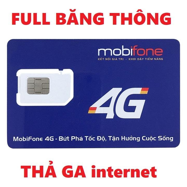 FREESHIP - CHƯA KÍCH HOẠT. SIM 4G MOBI ED60 FULL DATA MAX BĂNG THÔNG