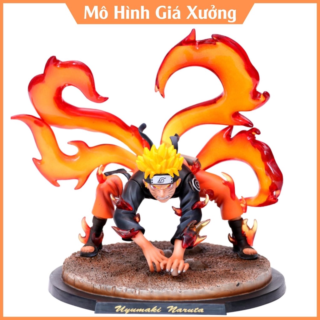 Mô hình Naruto cửu vỹ jinchuriki siêu đẹp cao 20cm hàng chất lượng cao figure naruto mô hình giá xưởng
