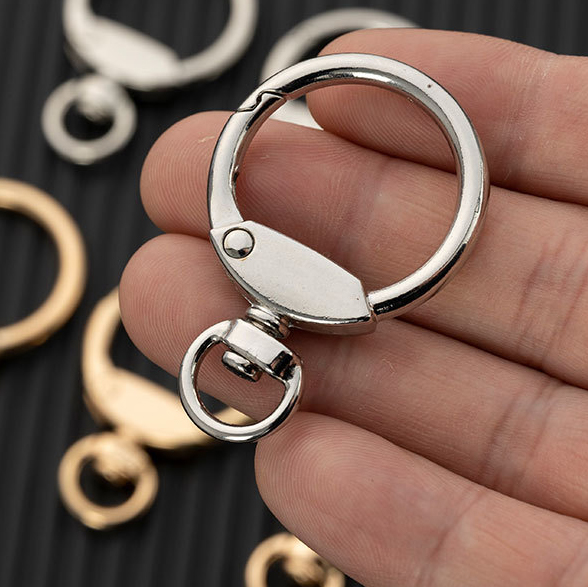 [HCM] Móc Khóa Carabiner Kim Loại Hình Tròn Khoen Gài Mini Keychain Ring ( Móc Chùm Chìa Khóa, Đa Năng, Vòng Móc Khóa, Khoen Móc Khóa... )