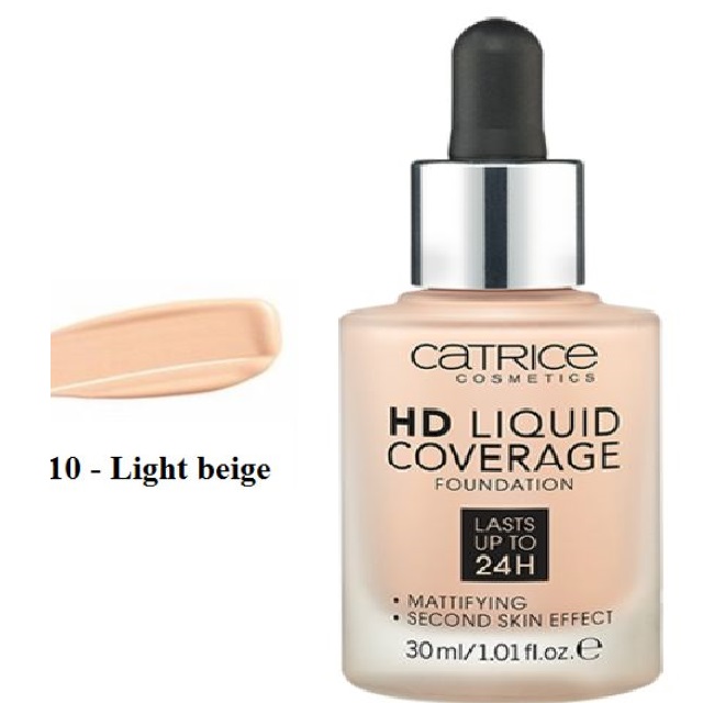 KEM NỀN CATRICE HD LIQUID COVERAGE FOUNDATION 30ML - ĐỨC