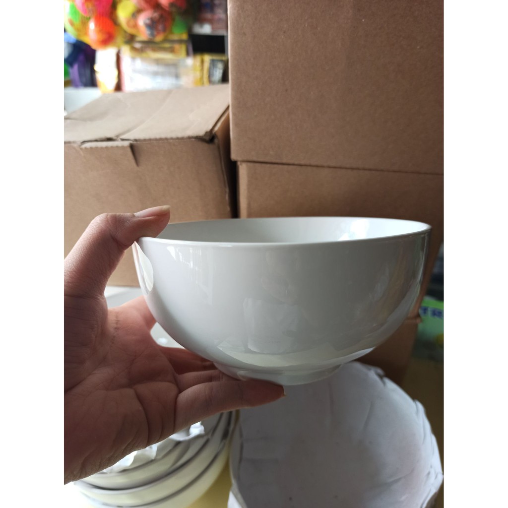 Tô sứ khum trắng đủ size (có ảnh thật)
