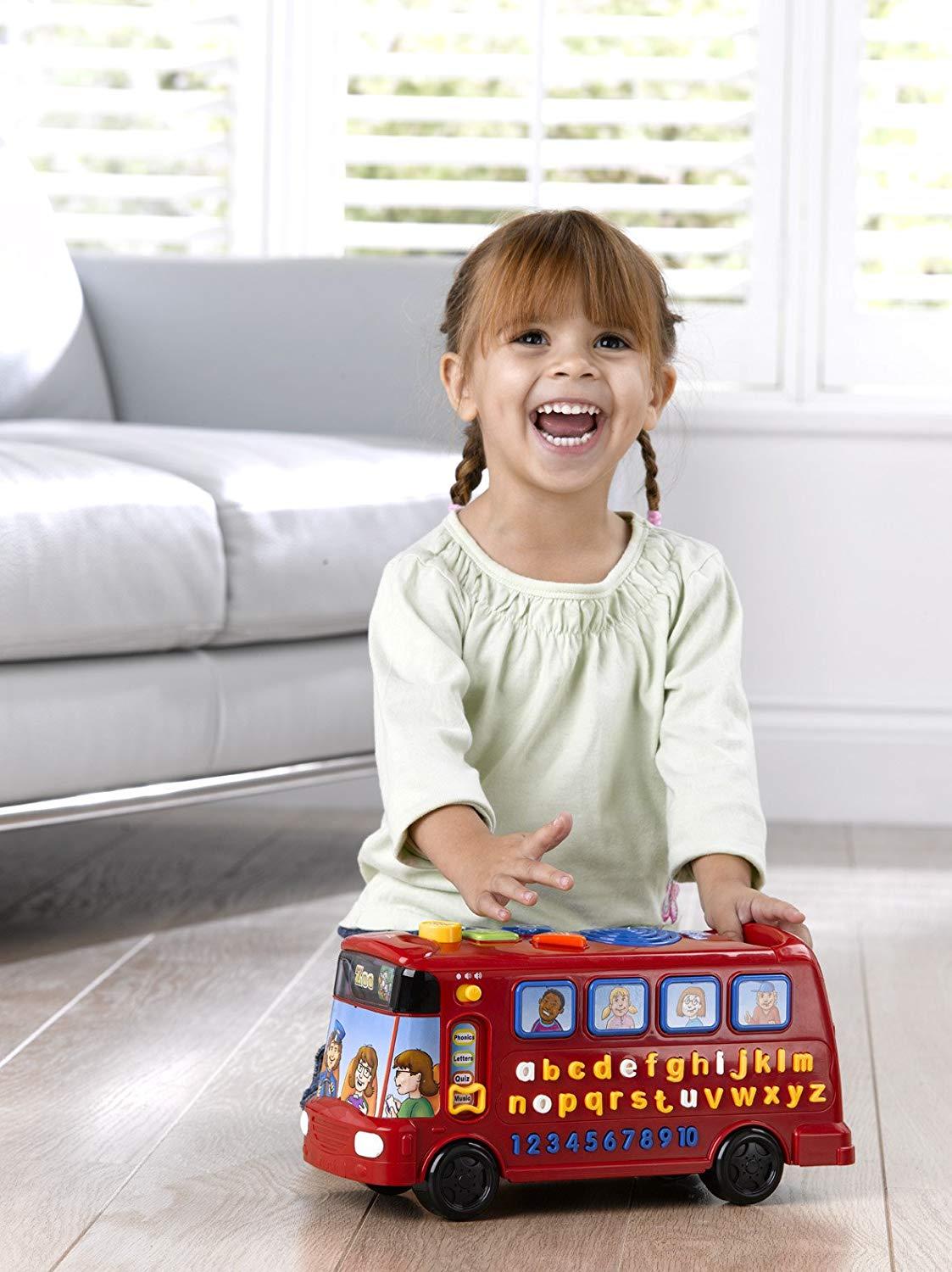 [HCM]Xe Buýt Đồ Chơi Âm Nhạc Vtech Màu Đỏ