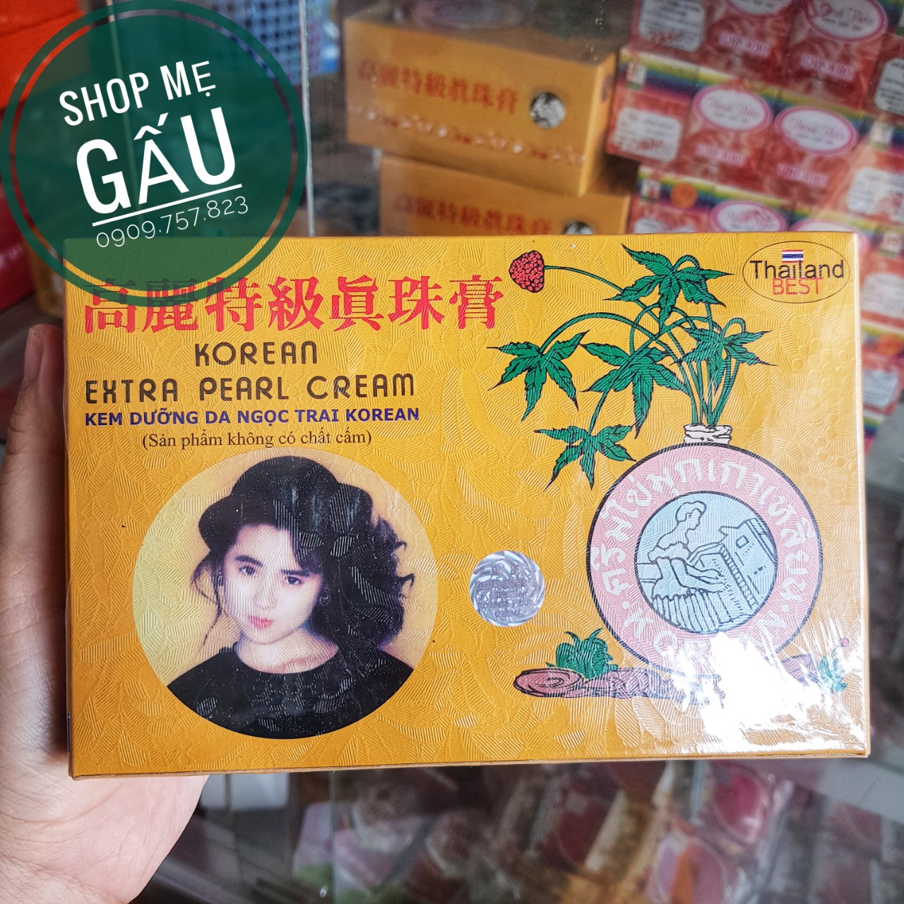 lố 12 hộp kem sâm vàng Thái Lan