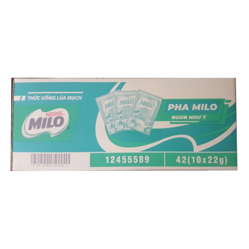 Sữa Bột Milo Dây (10 Gói* 22Gram)