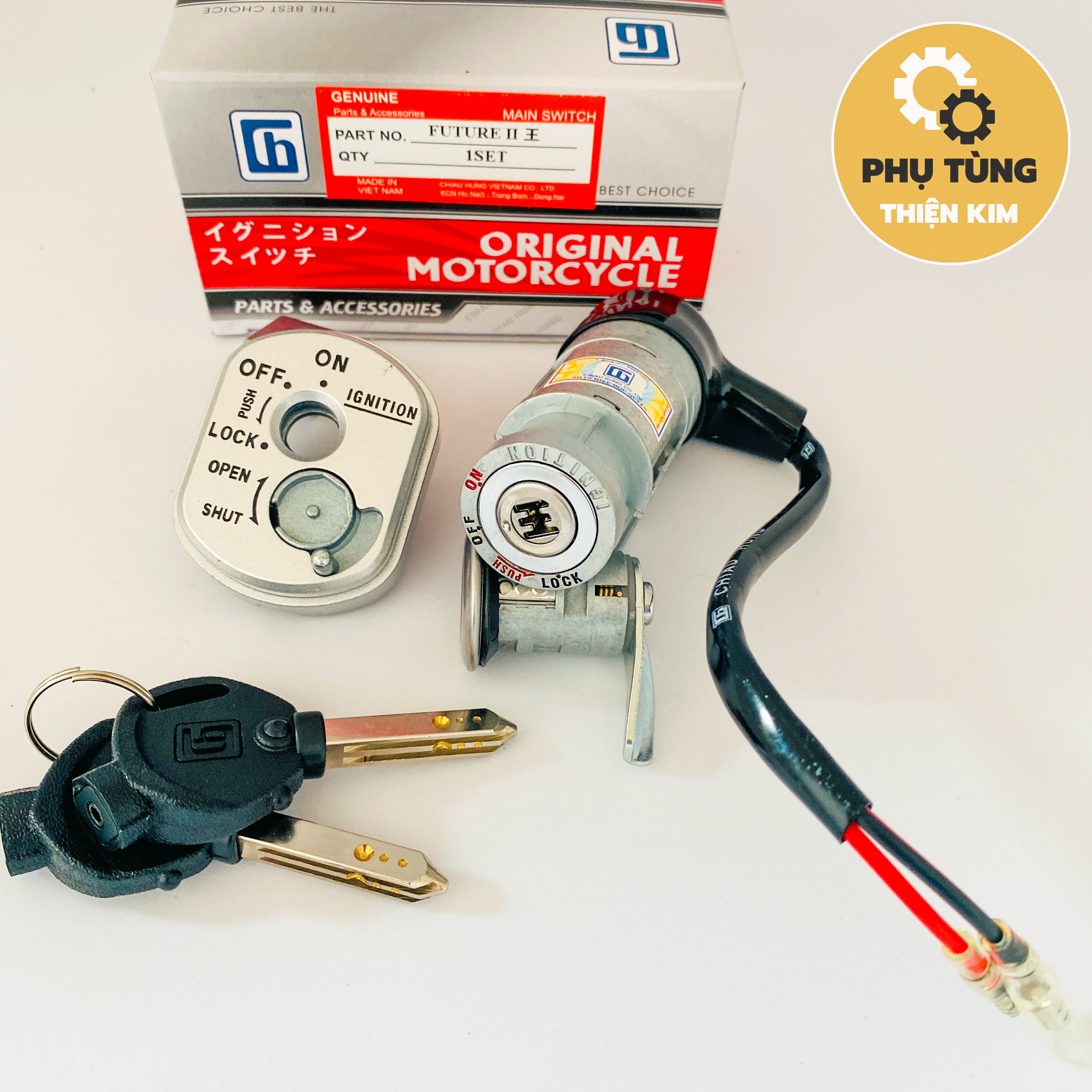 Ổ khóa chống trộm honda future ii 6 cạnh bh 1 đổi 1 12 tháng