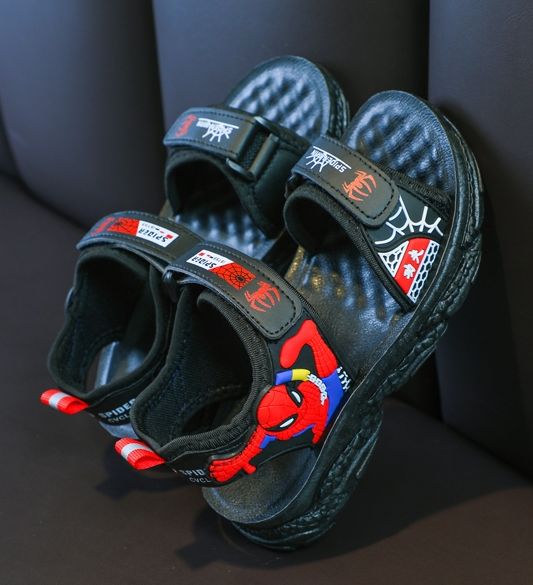 Sandal cho bé trai ( in Người nhện ) - giày xăng đan đi học bé trai BC63