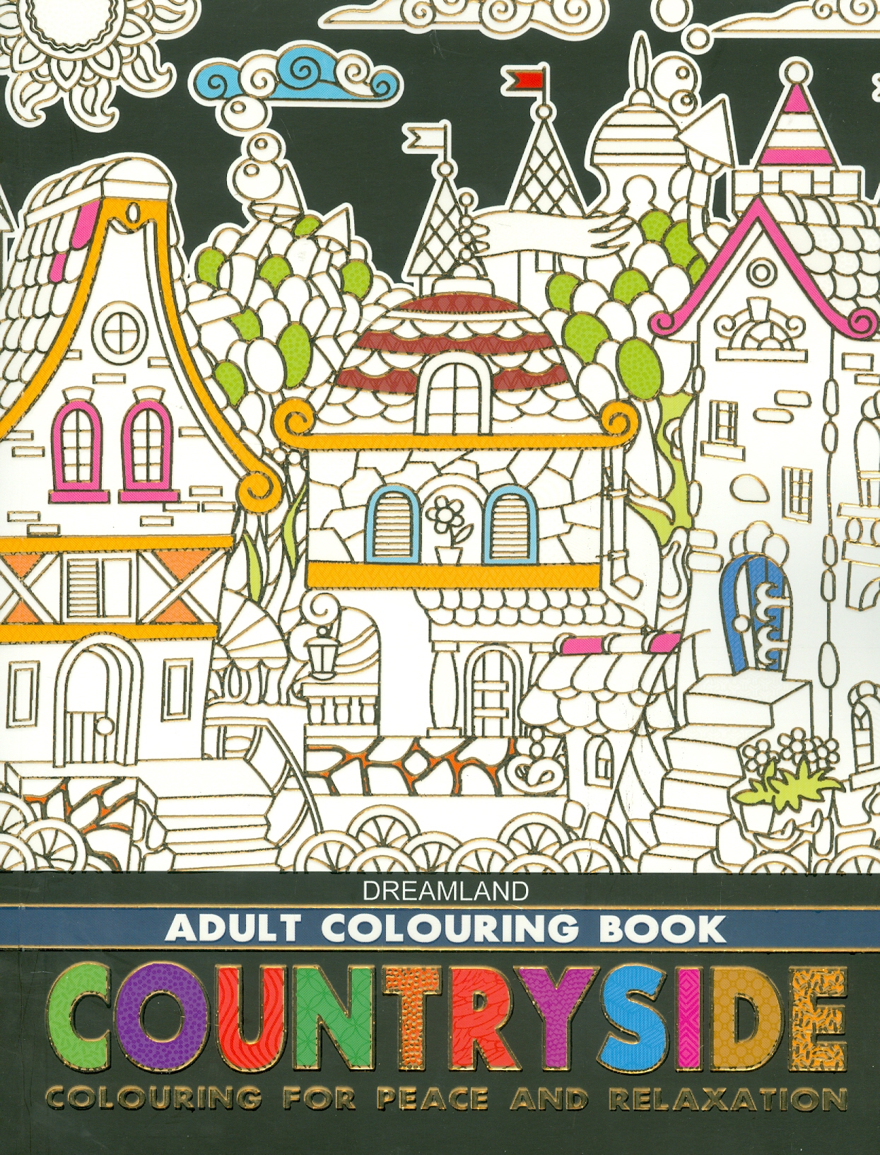 Countryside - Adults Colouring Book