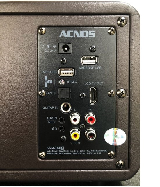 Dàn Âm Thanh Di Động ACNOS KS361MS