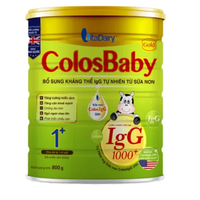 Sữa Non ColosBaby Gold Số 1+ 800g - IgG 1000+ (COLOS BABY - COLOSBABY - Colos baby)