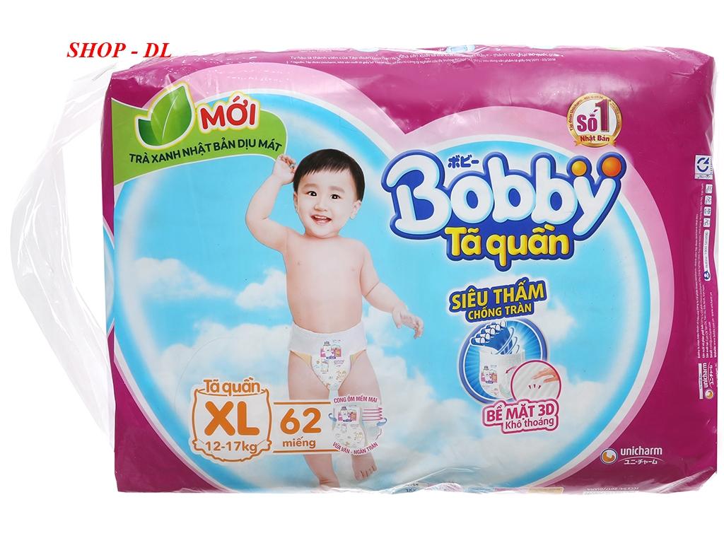 Tã quần Bobby  siêu đại XL62 - MẪU MỚI.