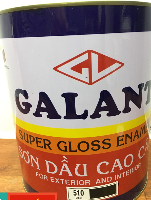 SƠN DẦU CAO CẤP GALANT 800ML ĐEN BÓNG (510)