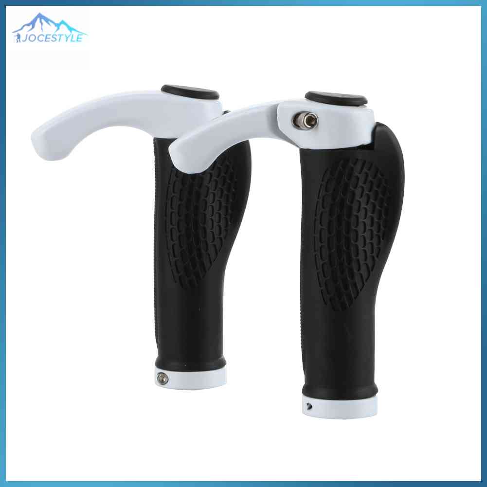 Ergonomic MTB Mountain Bike Handlebar Rubber Grips Cycling(Black/White/Red/Blue)
