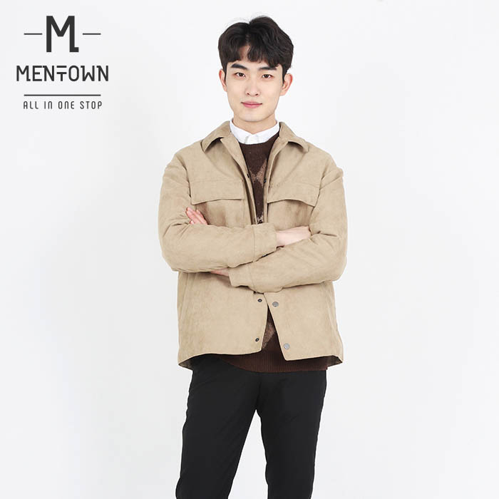 Áo khoác da lộn Spao