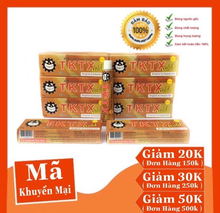 ( Mã Giảm Giá 30k ) Combo 3 Típ Kem Ủ Tê TKTX Gold 38% Xăm Hình