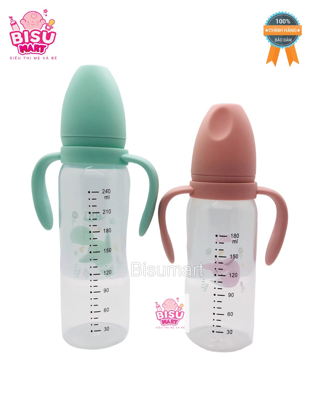 Núm vú cổ hẹp silicon siêu mềm Aki Size S, M, L, Y