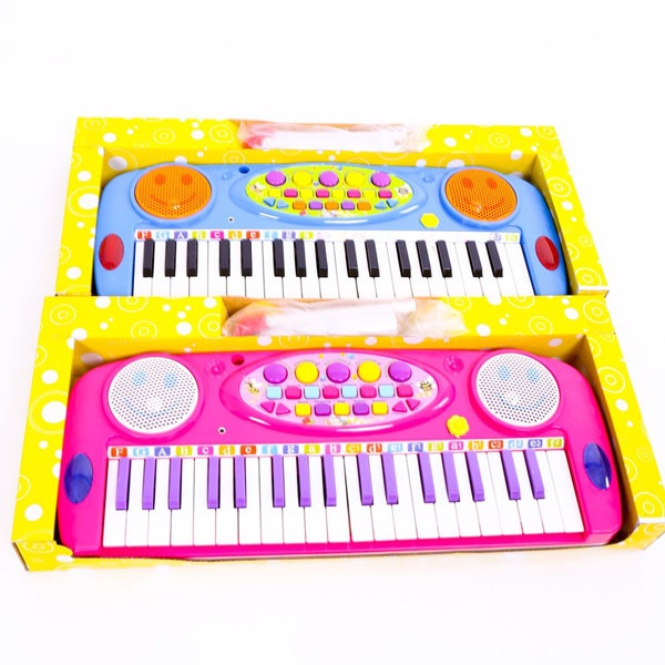 Đàn organ điện tử 37 phím có chân & kèm micro cho bé