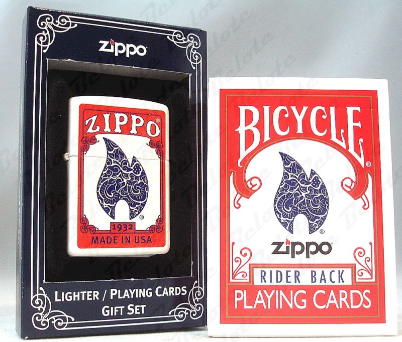 Zippo 24880 - Zippo Lighter & Playing Cards Gift Set