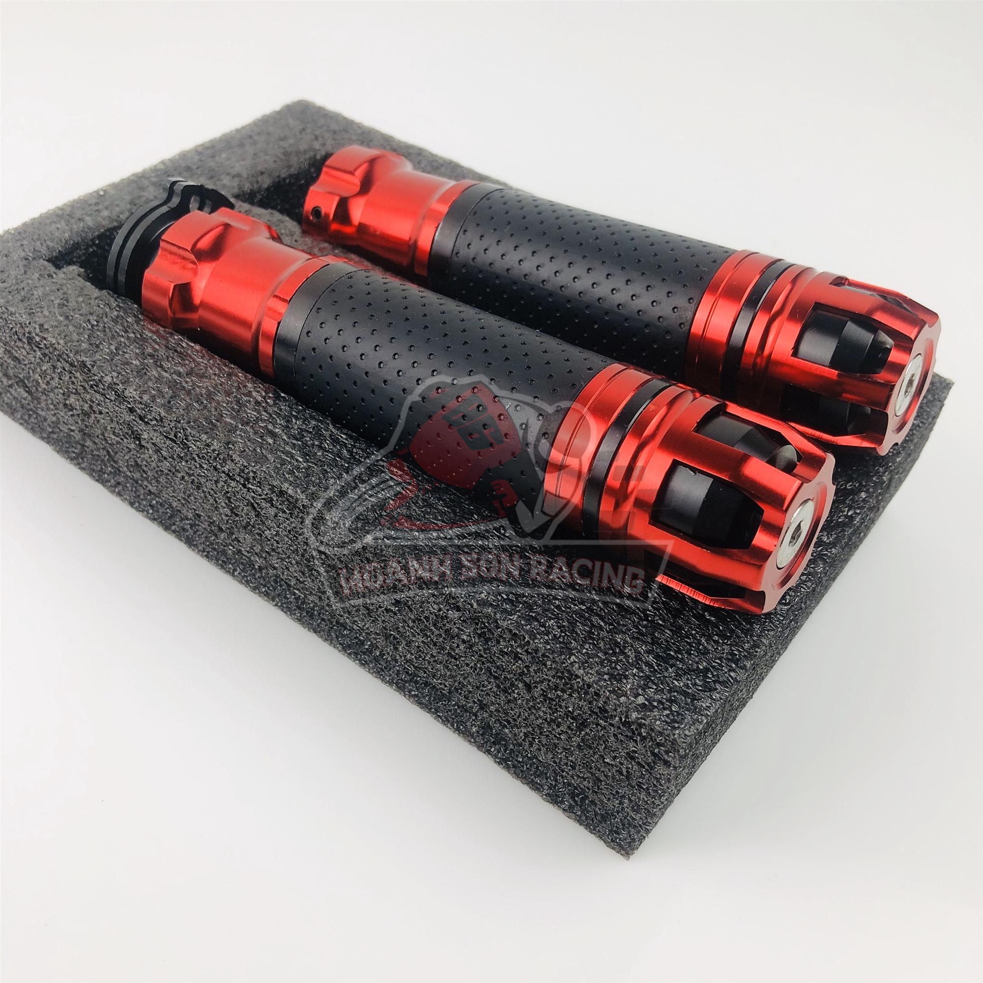 Cặp bao tay xe máy gù xoay rizoma  Hoành Sơn nhập khẩu fullbox hình chụp thực tế