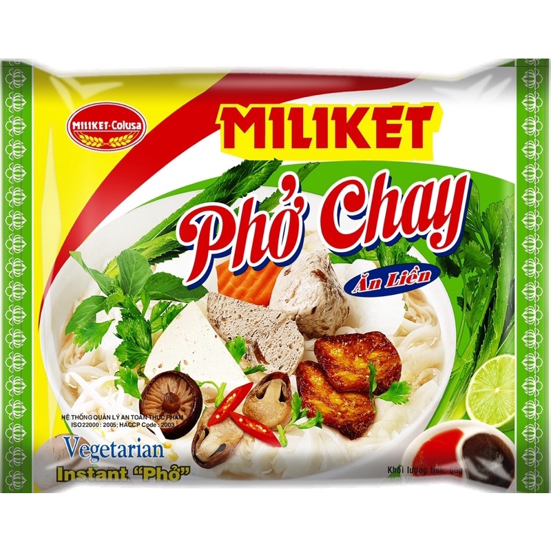 Phở Chay Ăn Liền Miliket gói