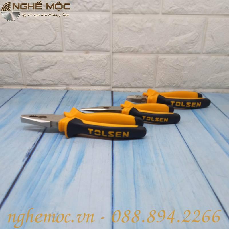 Bộ 3 kìm ( răng – cắt – nhọn ) Tolsen 10400