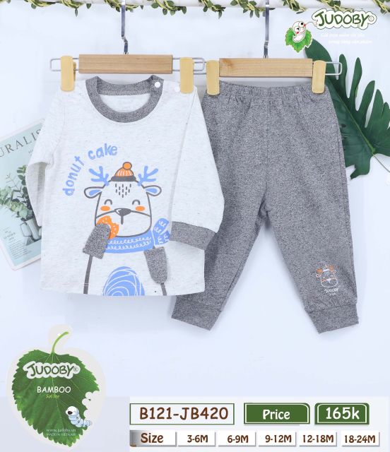 JUDOBY - Bộ cài vai dài tay