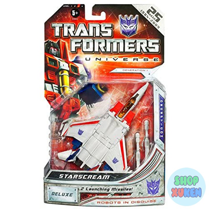 STARSCREAM Robot Biến Hình Transformers Universe Generations Deluxe Class