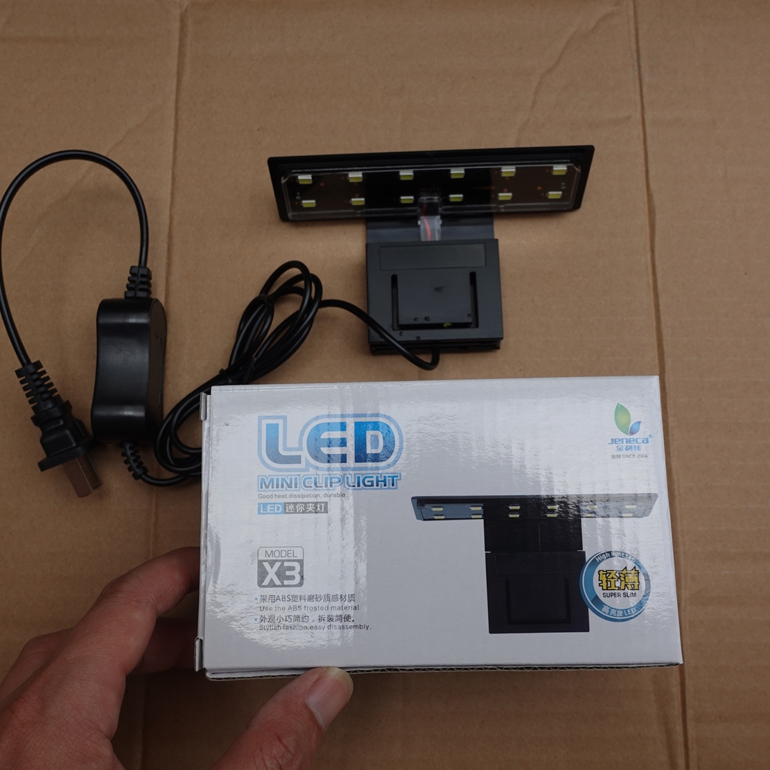 Đèn led thủy sinh Jeneca X3, đèn led 5W cho bể cá mini