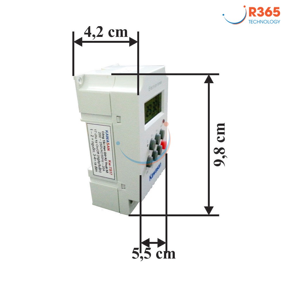 [HCM]Công Tắc Hẹn Giờ – Timer Hẹn Giờ Điện Tử TS17