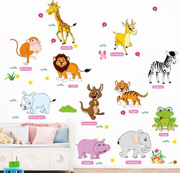 [HCM]Decal dán tường hình thú