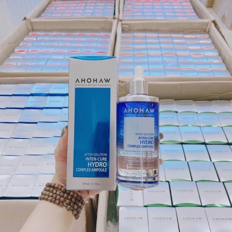 Tinh chất siêu cấp nước, cân bằng dầu và độ ẩm ahohaw inten-cure hydro complex ampoule 150ml