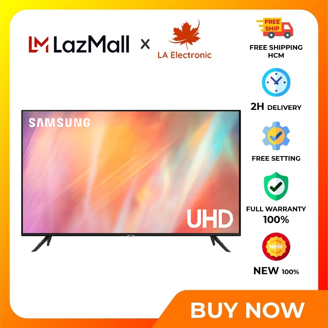 43au7002 - smart tivi samsung 4k 43 inch ua43au7002 - free shipping hcm - chế độ máy tính pc trên tivi hệ điều hành tizen os 6.0 độ phân giải 4k ultra hd