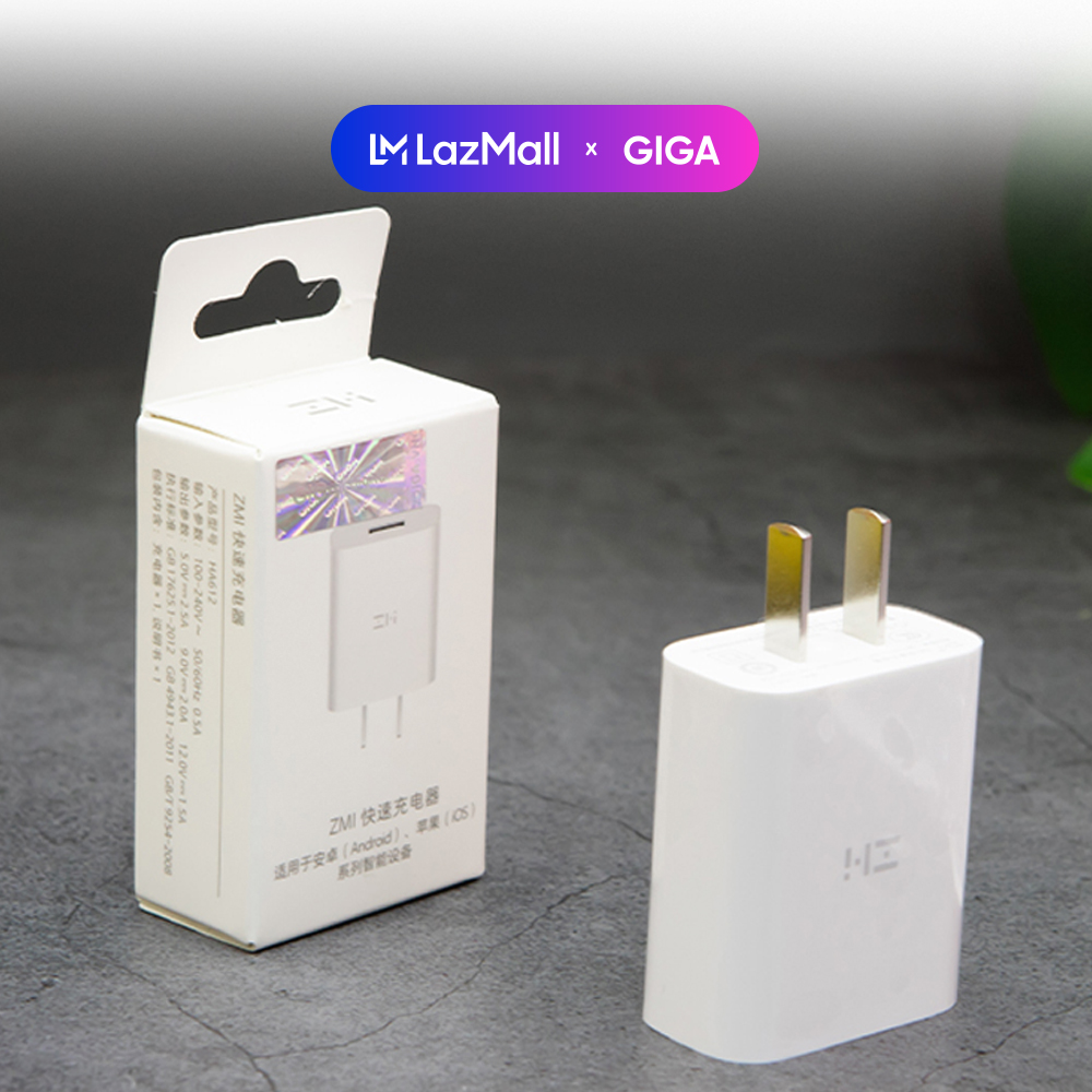 [ Hỏa tốc HN - HCM ]  Củ sạc nhanh 18W Xiaomi ZMI HA612 cổng USB