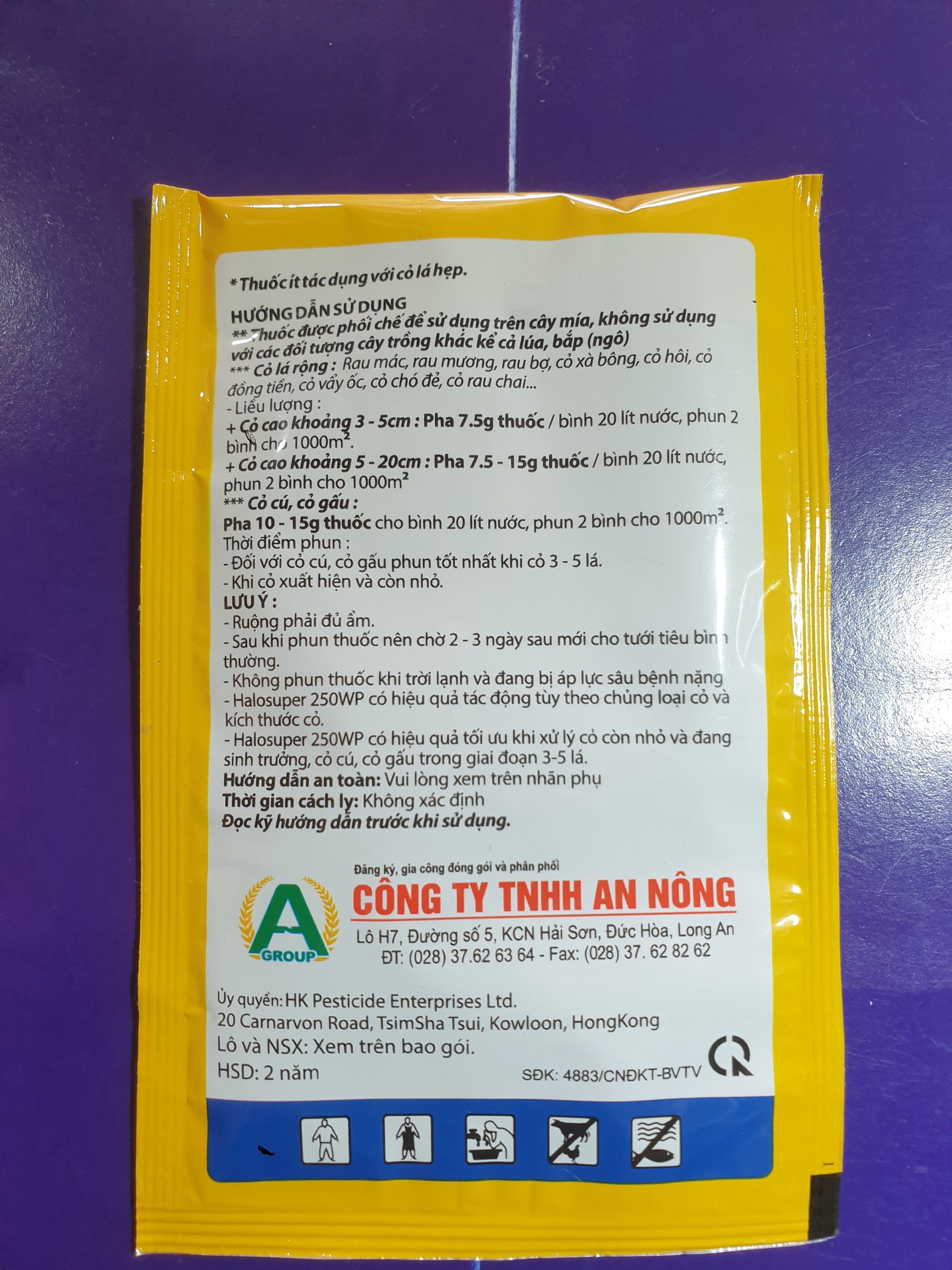HALO SUPER 250WP –TRỪ CỎ GẤU (CỎ ẤU)