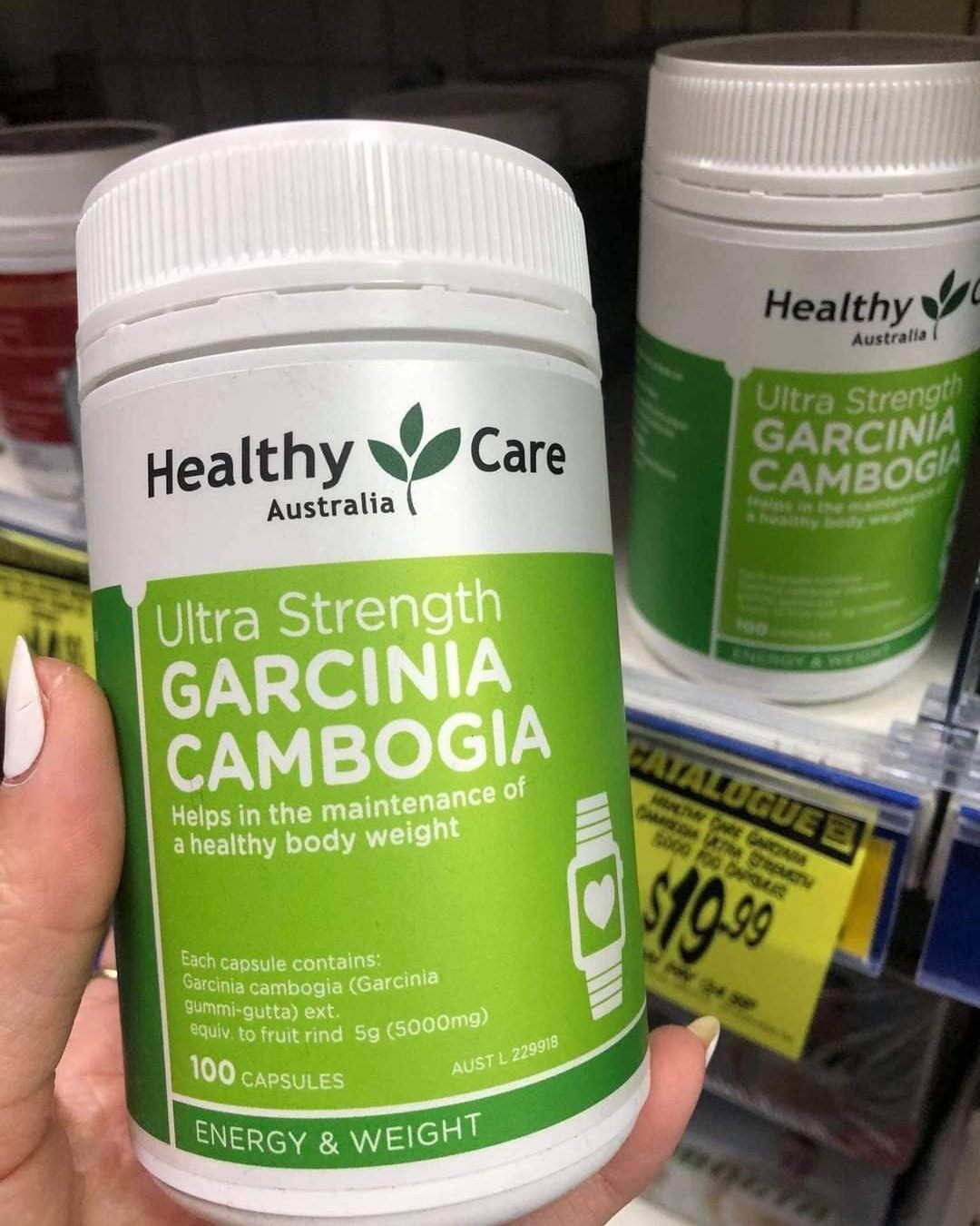 Healthy Care Ultra Strength Garcinia Cambogia 100 viên - Bill Úc