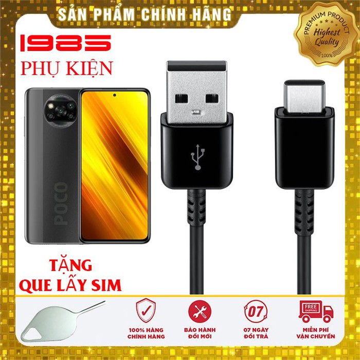 Cáp sạc nhanh xiaomi poco x3 nfc