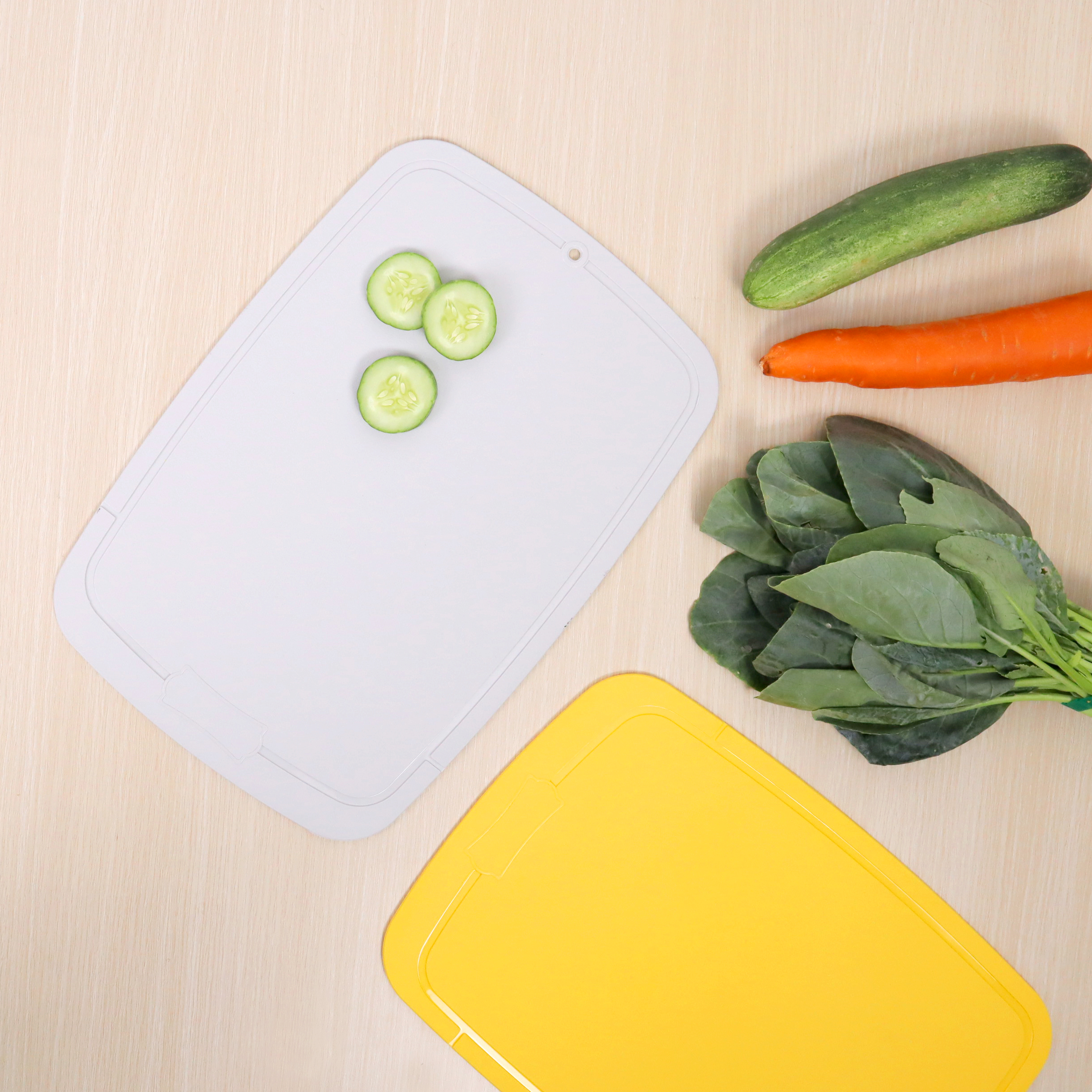 Micronware Antibacterial Super Thin Polypropylene Cutting Board for Kitchen Use