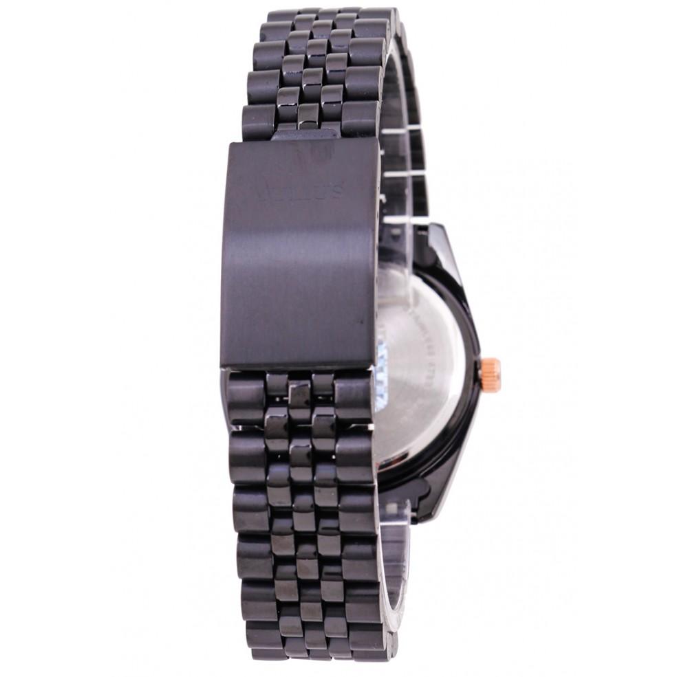 ĐỒNG HỒ NAM JA-1069MI JULIUS HÀN QUỐC DÂY THÉP (ĐEN)