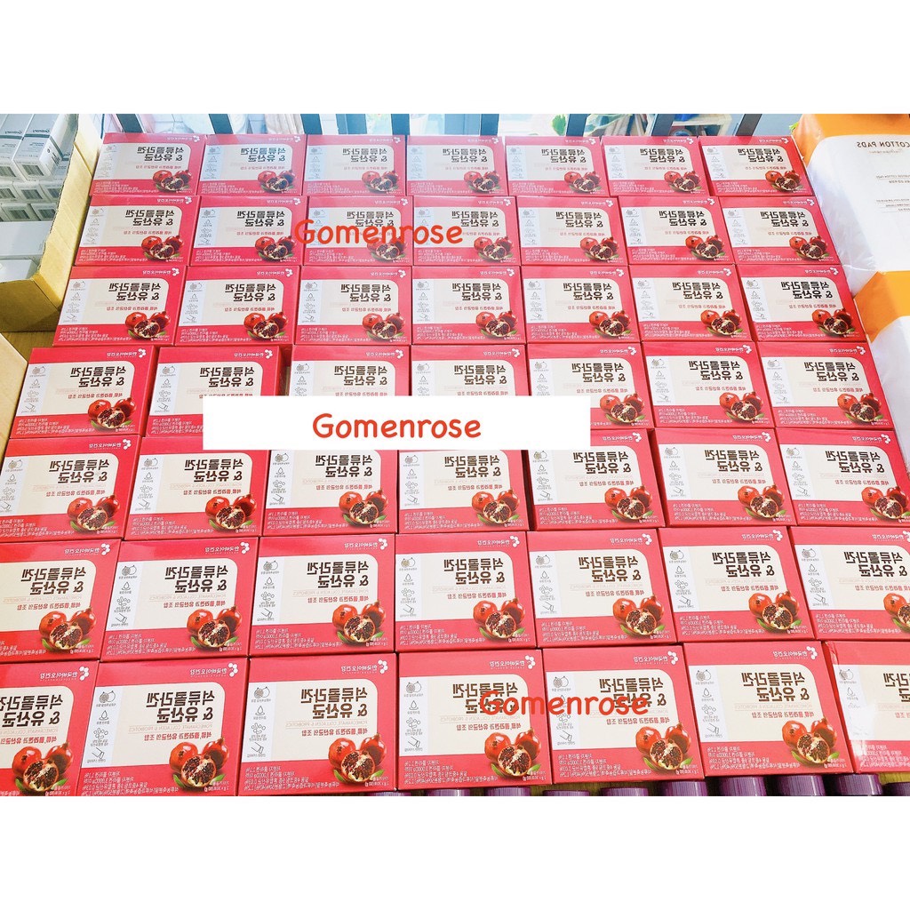 Bột Collagen Uống Lựu Đỏ Bio Cell Hàn Quốc 30 gói *2g