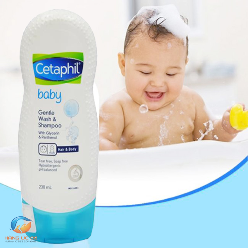 [xả hàng] Sữa tắm gội cho bé Cetaphil baby 200ml